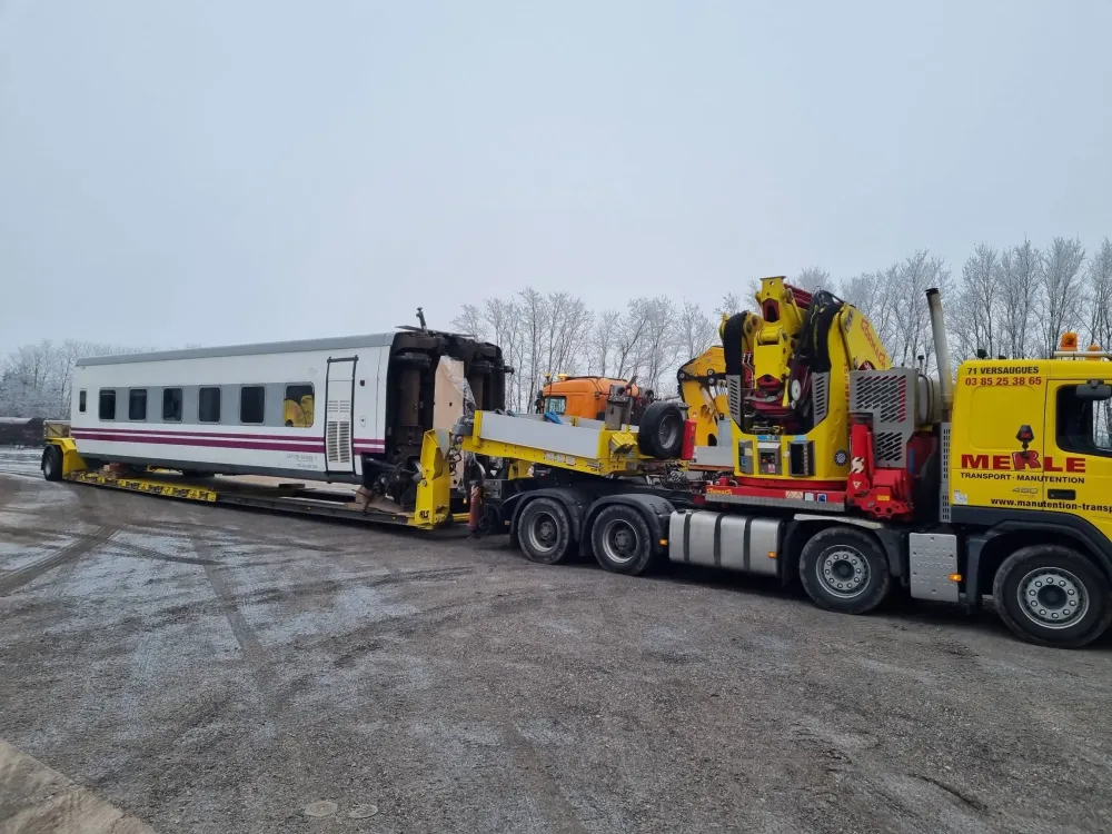 transport wagon de train