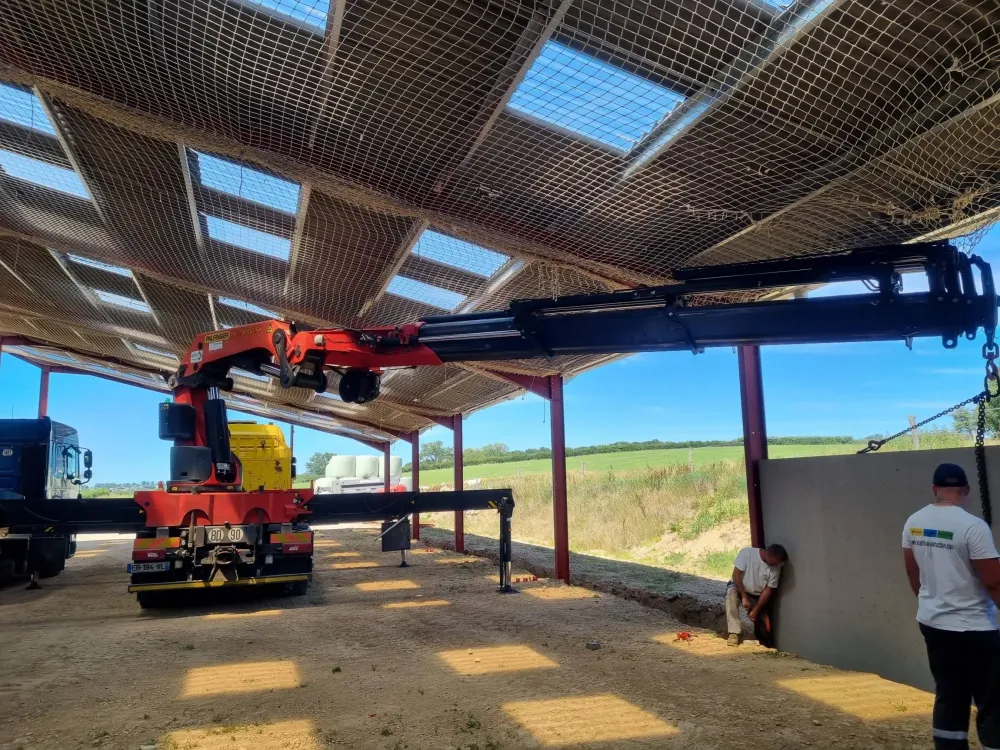 manutention avec grue