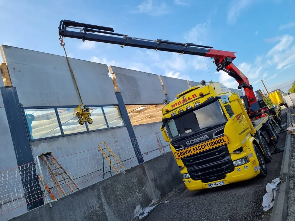 manutention avec grue