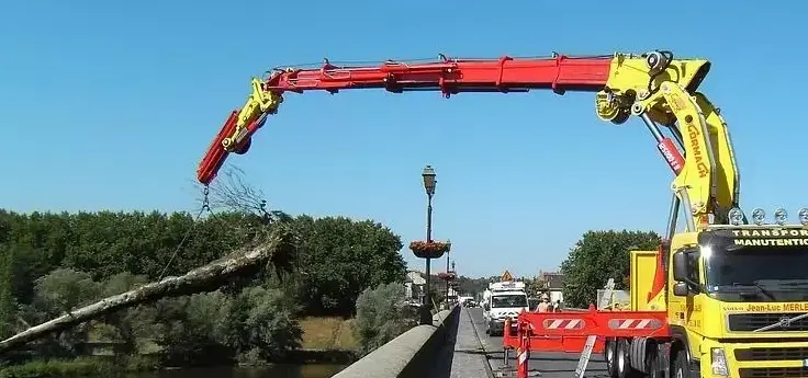 levage avec grue
